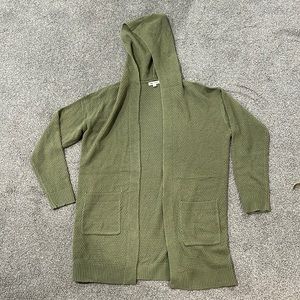Lightweight hooded cardi. NWOT